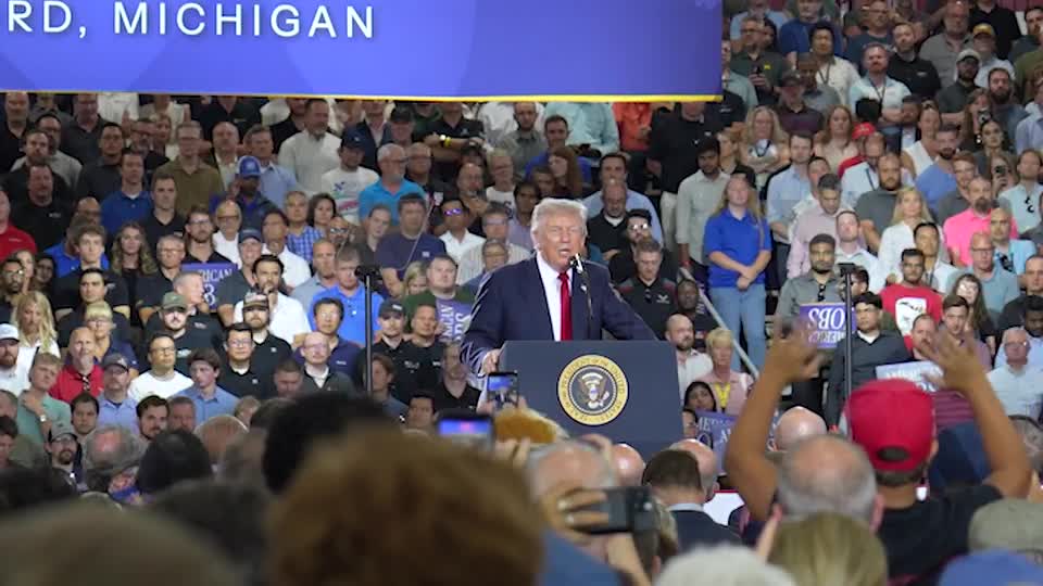 First Shift: Trump defends tariffs, EV rollback at GM