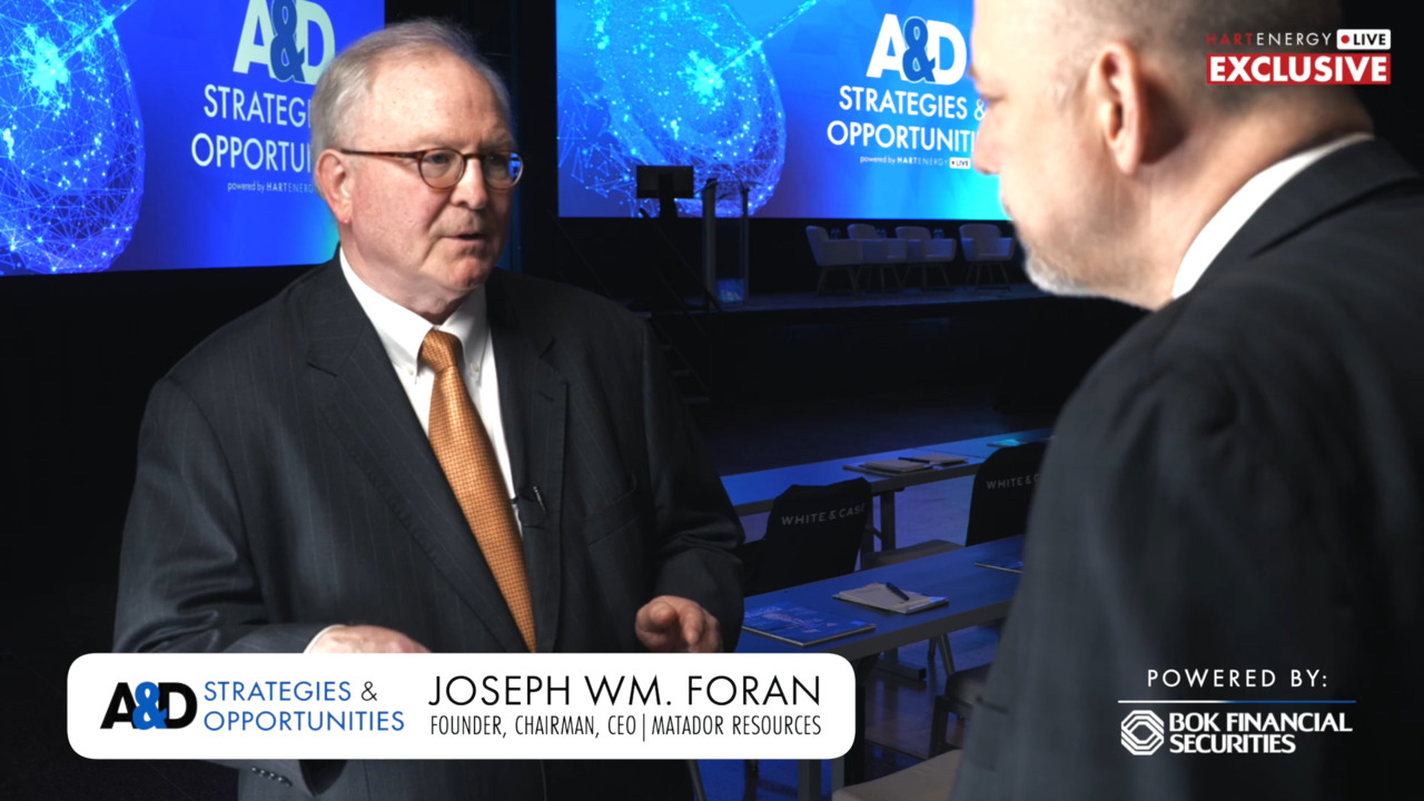 Exclusive: Matador Deals Driven by Geology, Right Opportunity [WATCH] -  Hart Energy